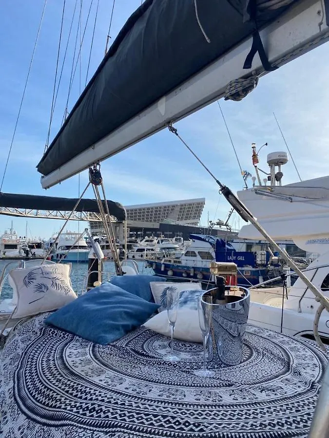 Velero En Port Forum Sail Boat Barcelona Spain